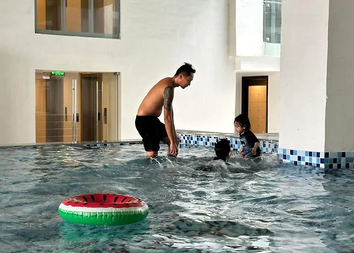 Spacious Elegant Near Of Dreams, Airport, Moa, Okada, Ayala Malls, And Solaire Casino With Free 5 Pool Access アパート *